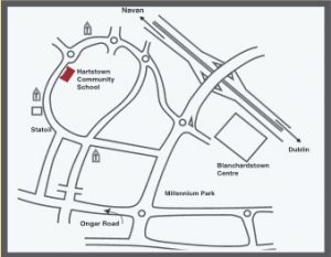 Hartstown Community School Map